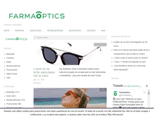 Tablet Screenshot of magazinefarmaoptics.com